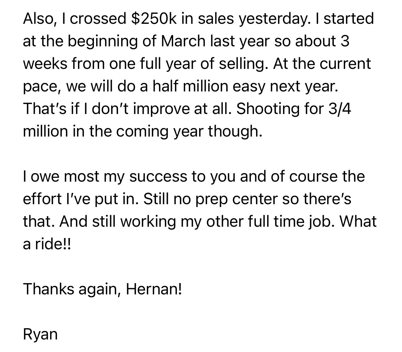 Online arbitrage leads result from My OA Leads member